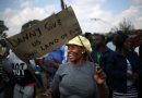 Blacks who illegally seized land south of Johannesburg were driven off violently!