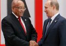 Photo: Zuma and Putin: Zuma backs Russia once again, calling Putin a man of peace